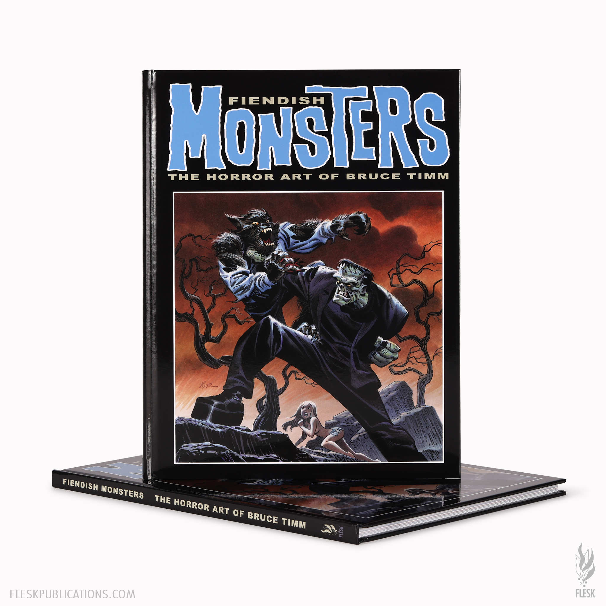 Fiendish Monsters: The Horror Art of Bruce Timm hardcover book