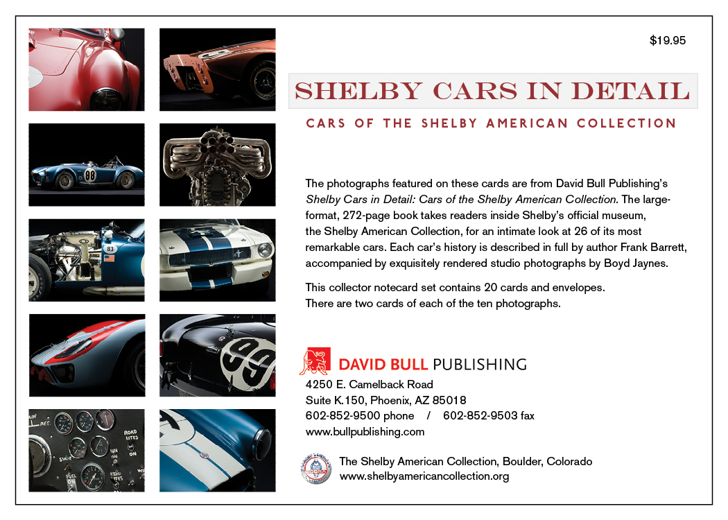 Shelby Cars Notecards — David Bull Publishing