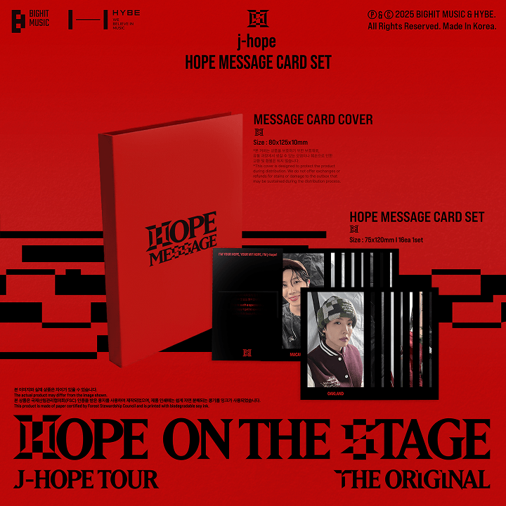 DIGITAL CODE & VOD] j-hope Tour 'HOPE ON THE STAGE' The Original