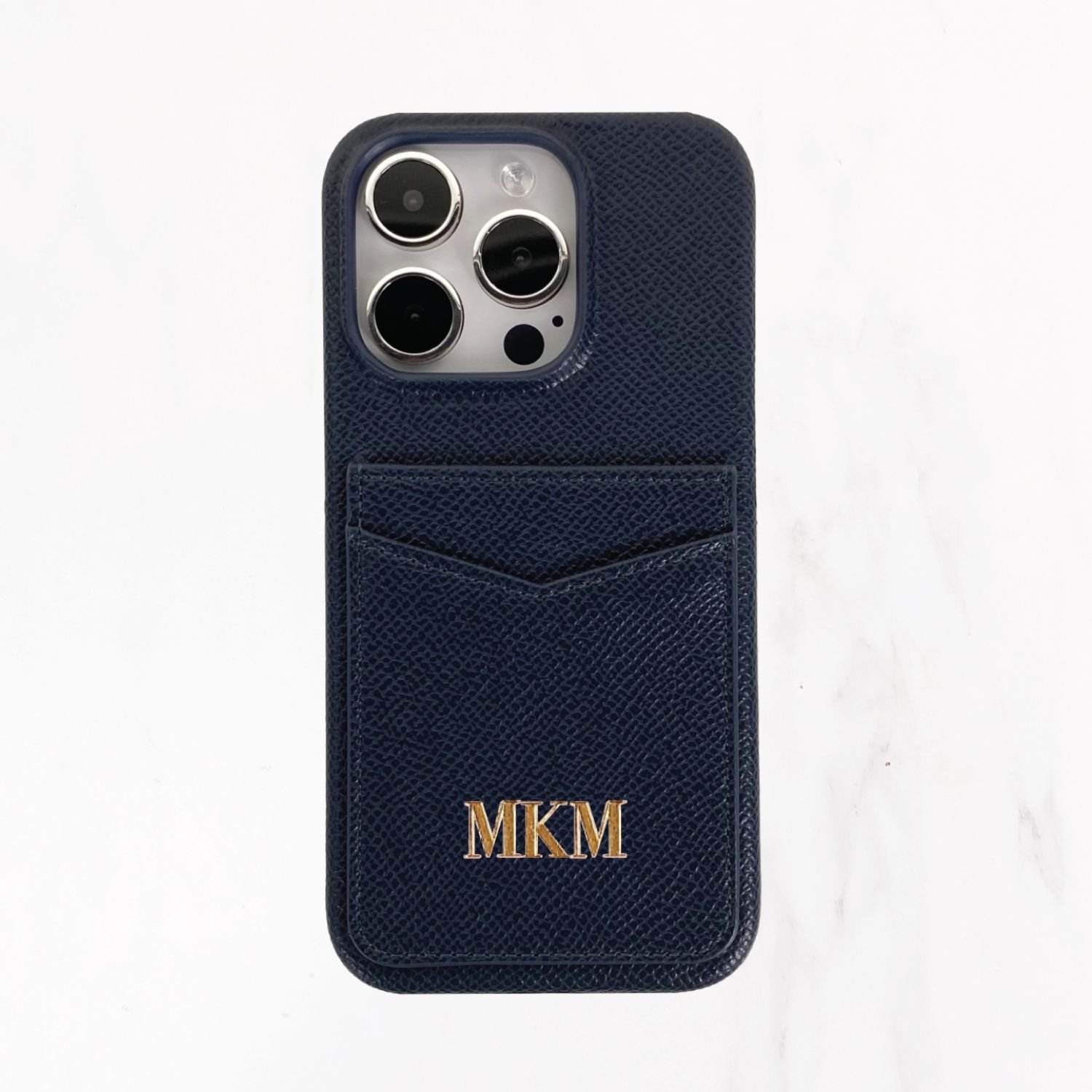 iPhone 15 Series - Jetsetter Double Pocket Case - Midnight Blue