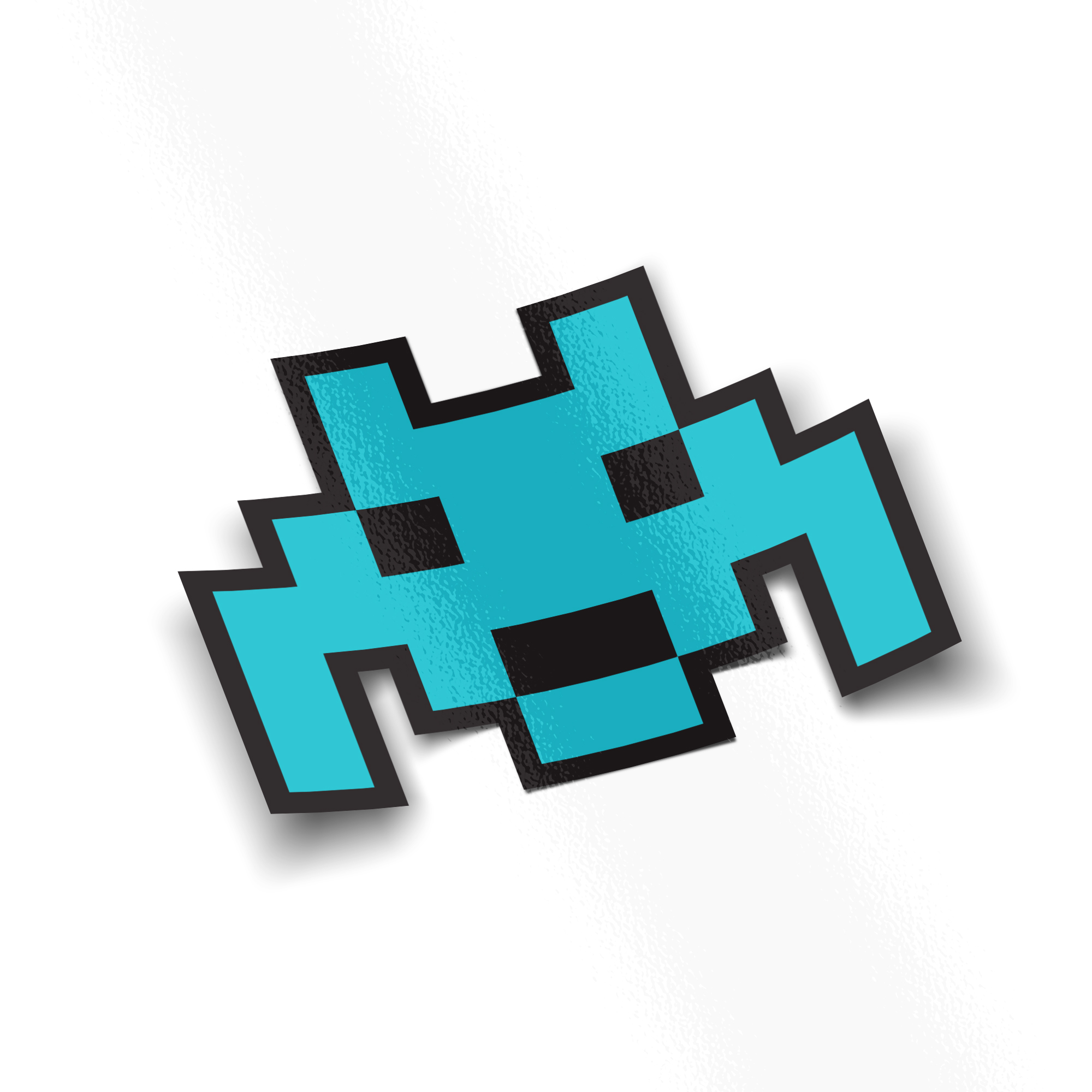 Space Invader Sticker — APDAT Print Co.