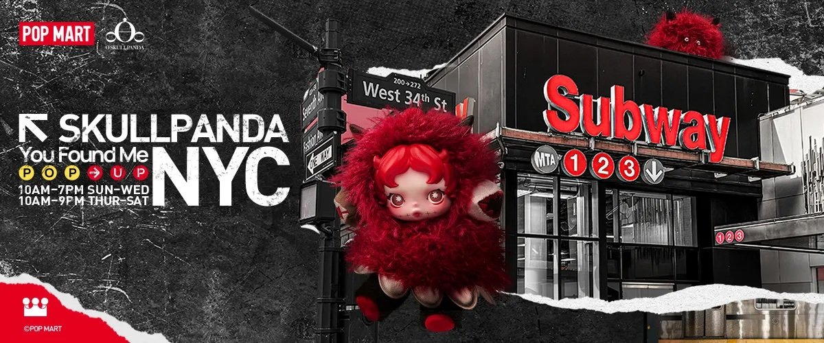 YOU FOUND ME SKULLPANDA X WEDNESDAY POP-UP, NYC — Average Socialite