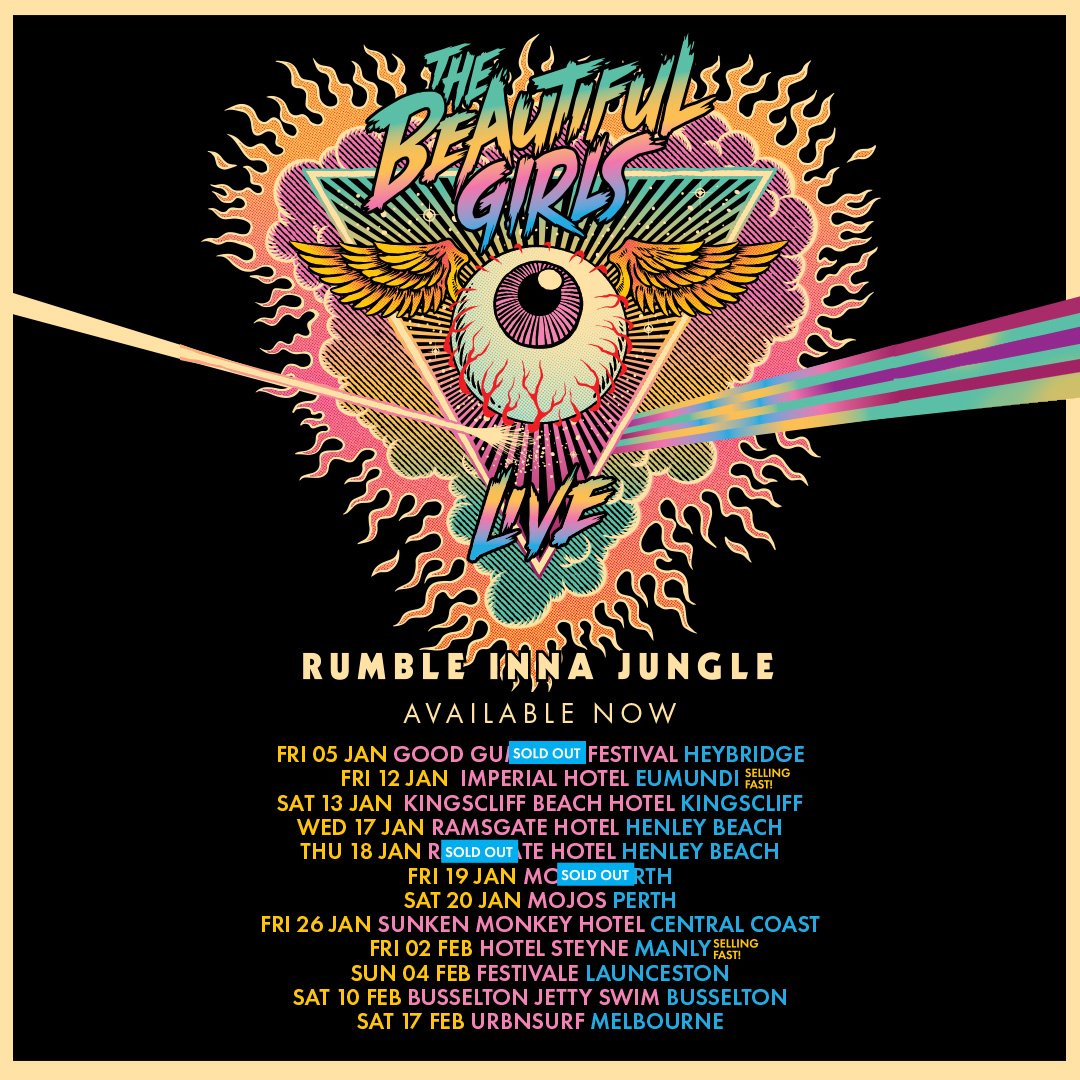 the beautiful girls セットリスト オーストラリア バンド the