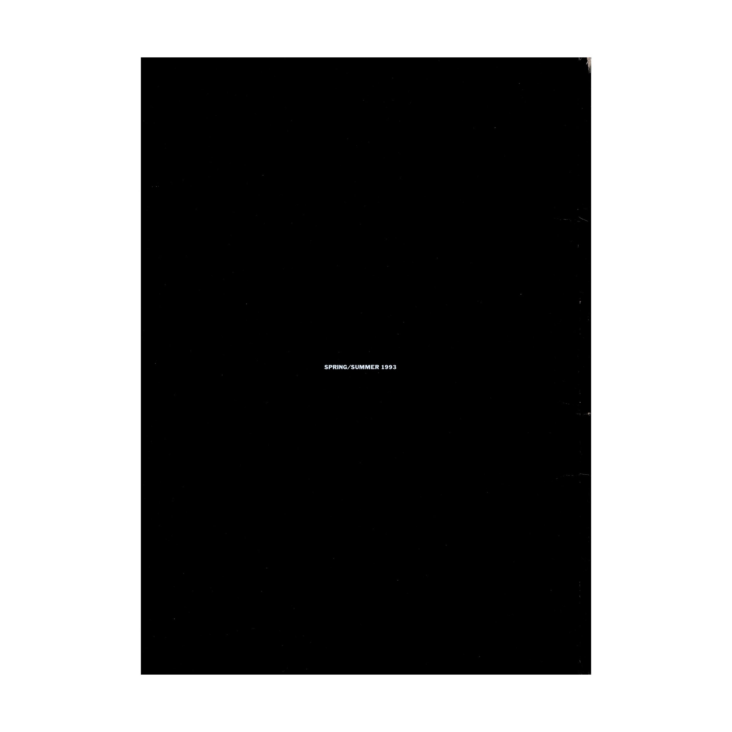 Yohji Yamamoto, Spring/Summer 1993 Catalog — My Clothing Archive