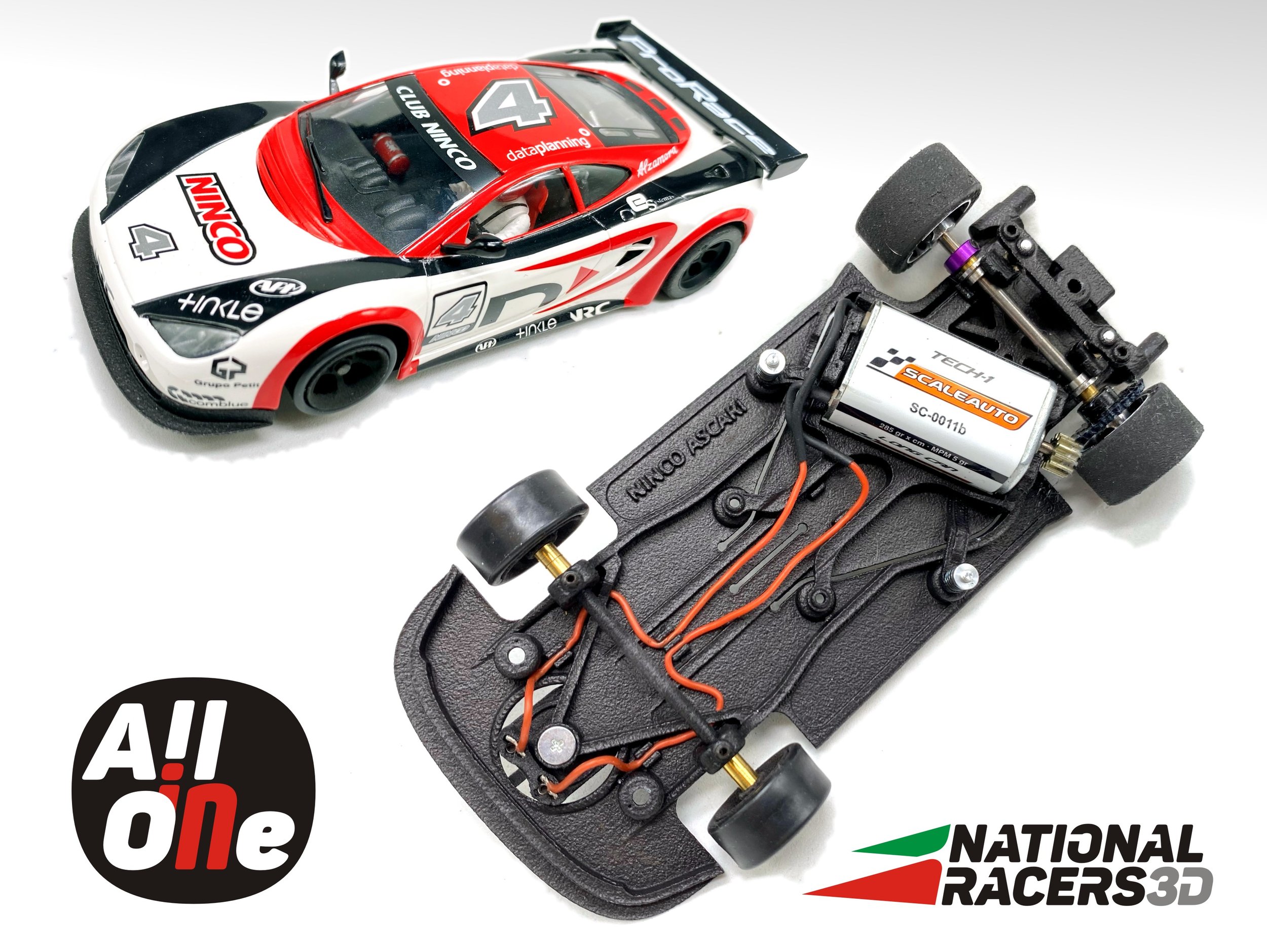 3DP Chassis for Ninco Ascari (AiO_AW) by NationalRacers3D