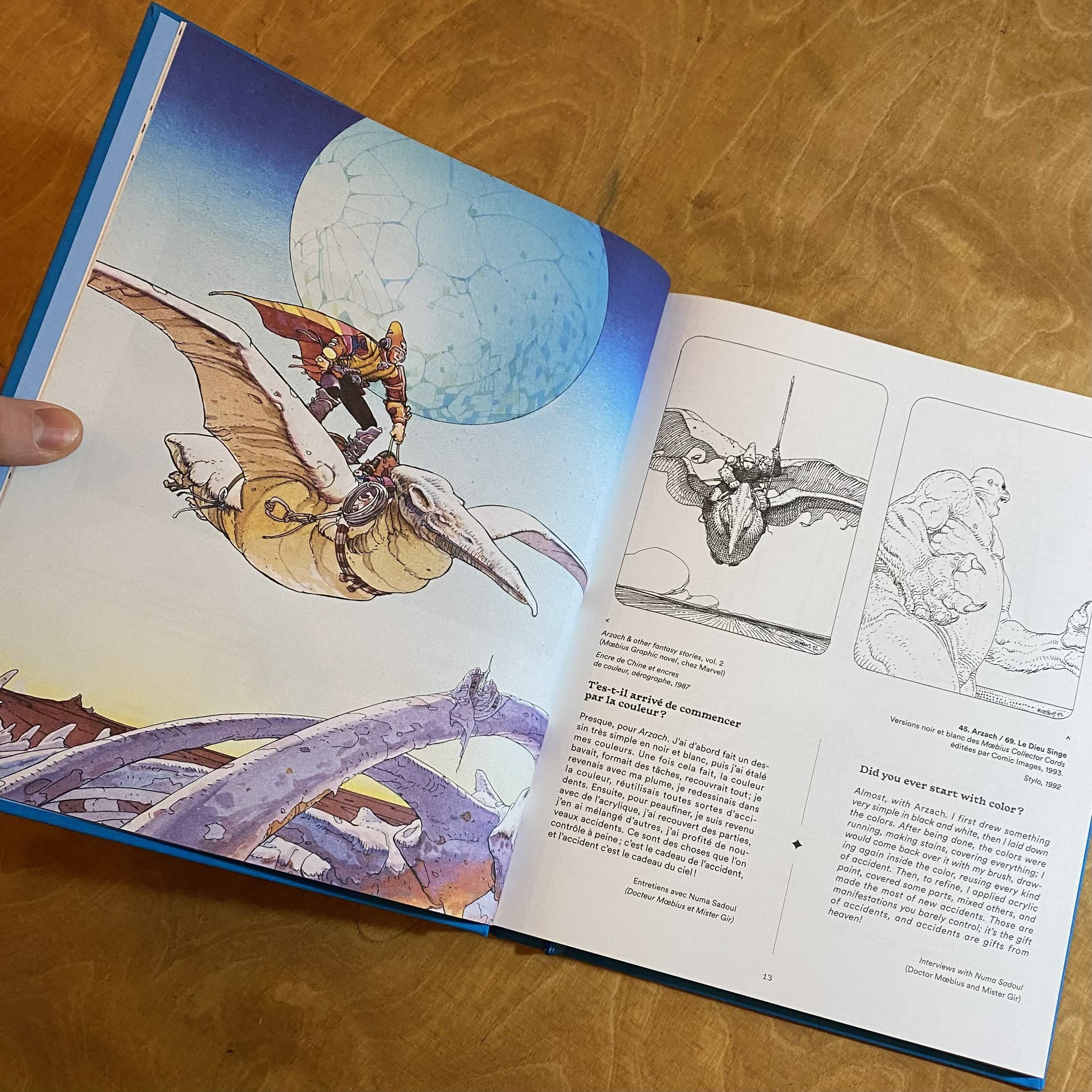 Moebius ARZAK ARTBOOK — ALL THE PROBLEMS IN THIS WORLD