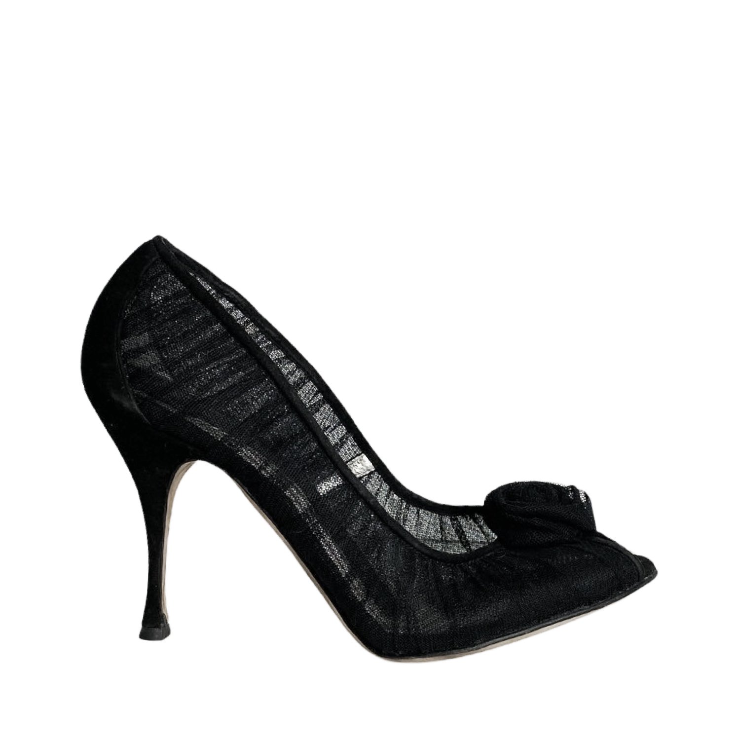 Archive miu miu mesh patent mules black 靴 Archive miu miu mesh