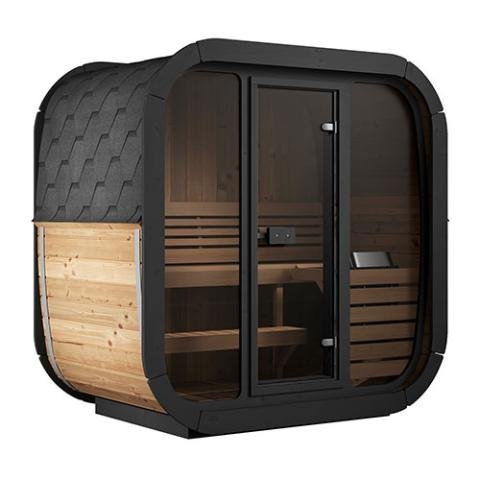CL5G 4-PERSON LUXURY CUBE SAUNA — Heavenly Sauna