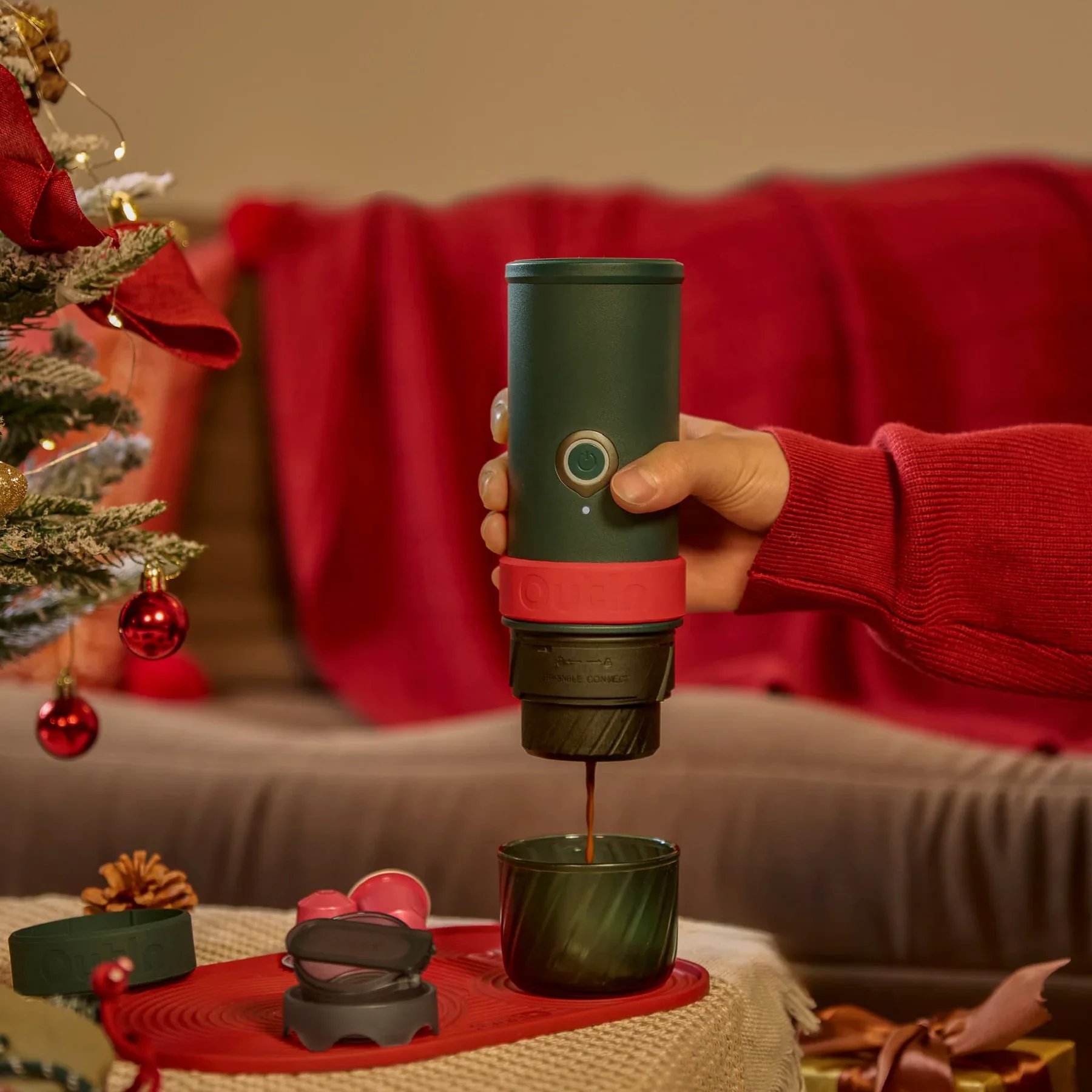 Outin Nano Portable Espresso Machine Gift Set — Percolate Coffee