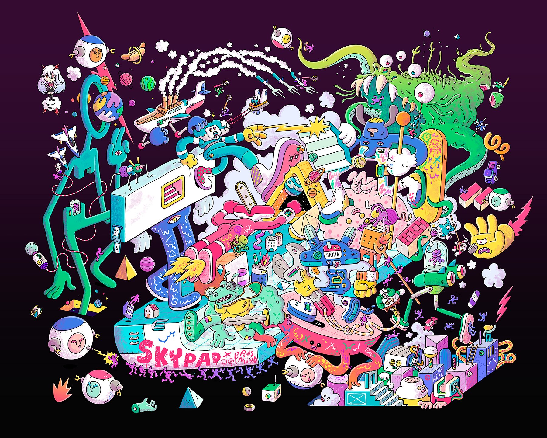 BROSMIND X SKYPAD — BROSMIND