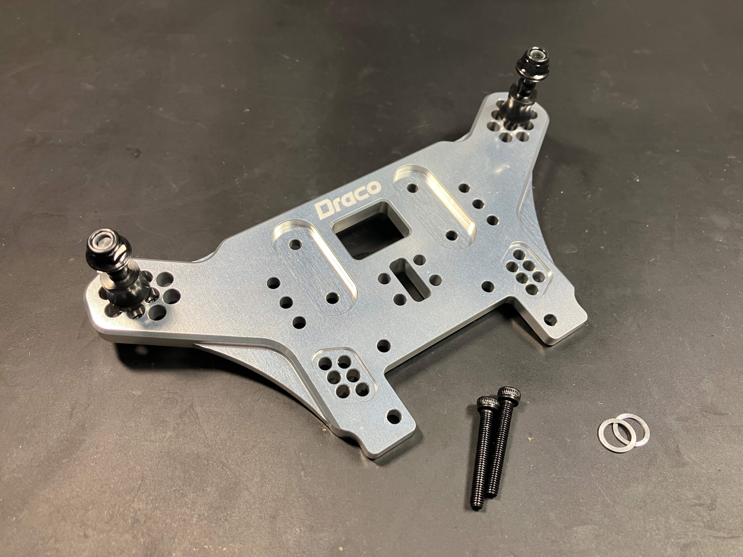 DRA-404 Draco Truggy Shock Towers — Draco Precision - Custom RC