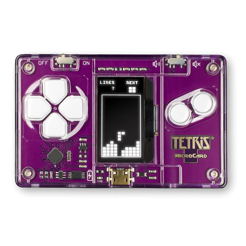 Tetris® MicroCard — Arduboy