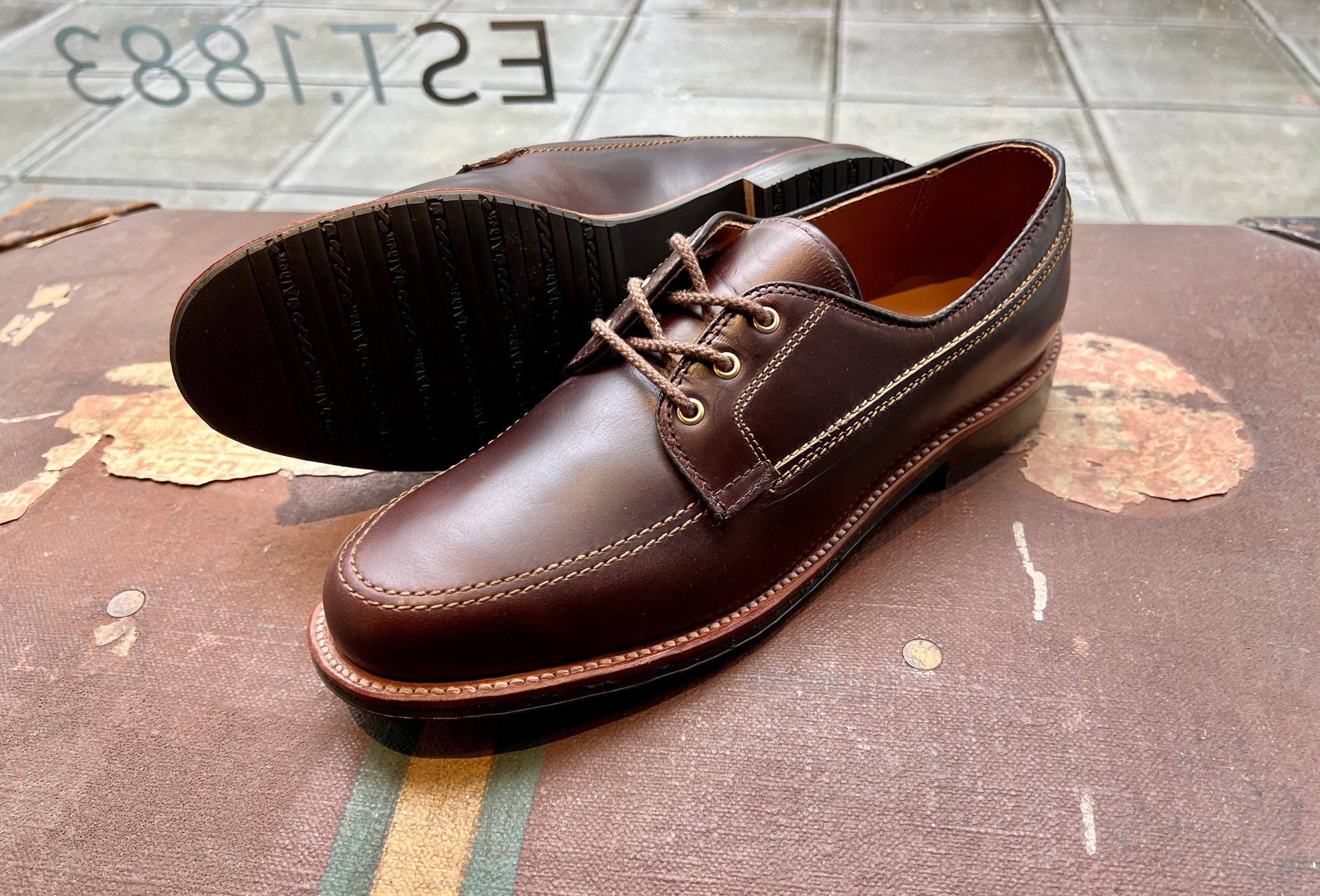 Alden Shoe 734L Horween brown CXL — Ealdwine Raleigh