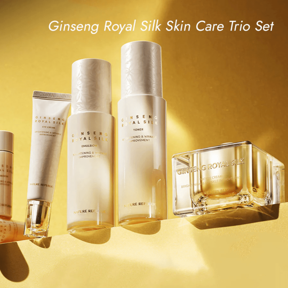 Ginseng Royal Silk Trio Set | Anti-Aging & Nourishing Skin — OoshTush
