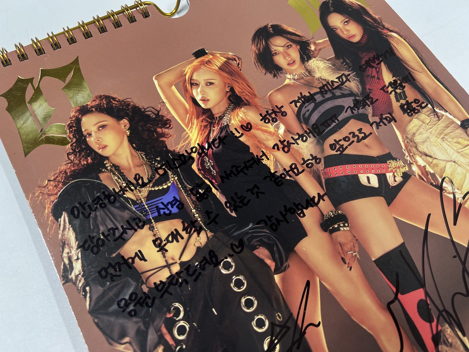 aespa hotmees 全員直筆サイン aespa hotmees 全員直筆サイン aespa