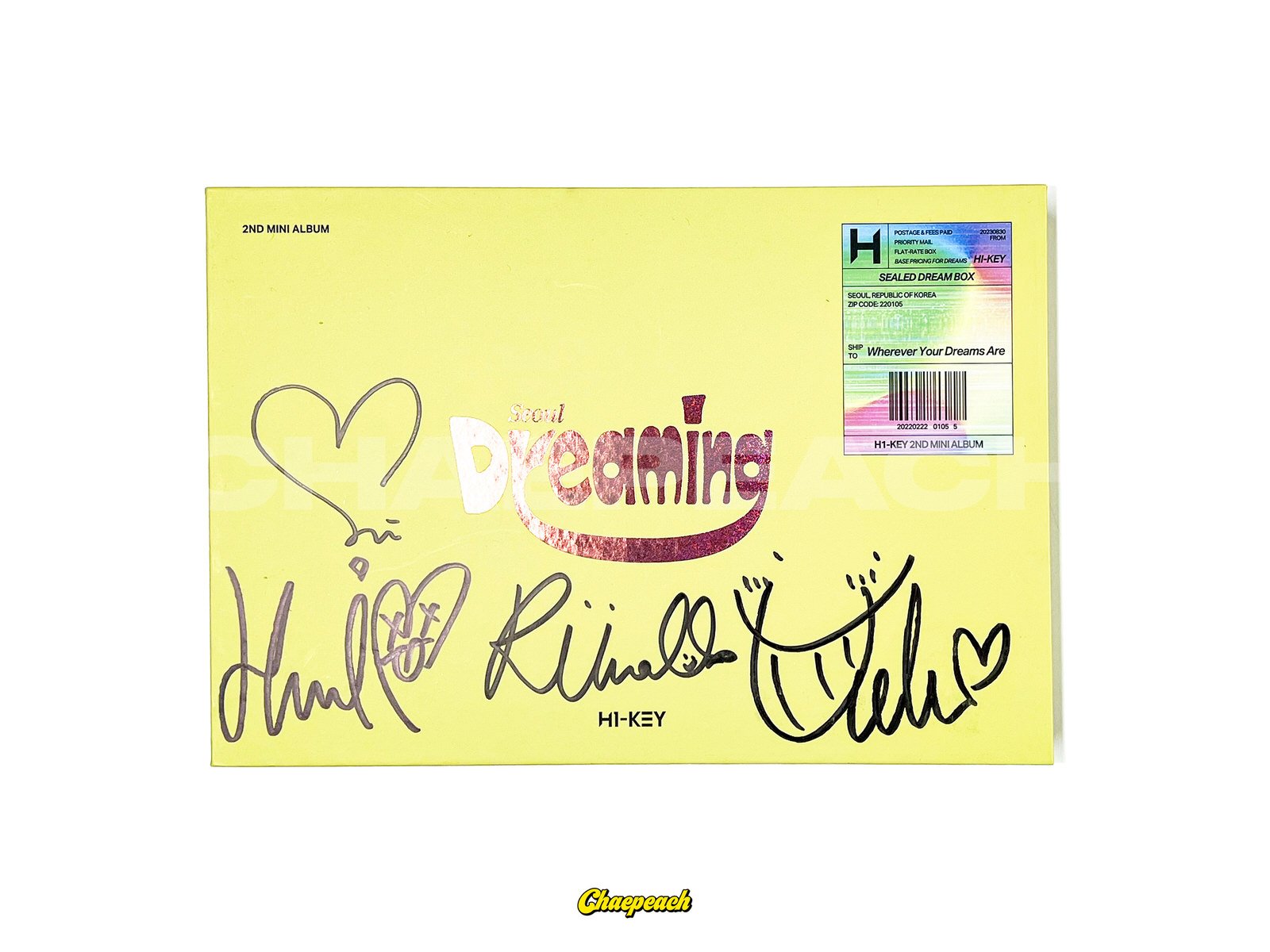 H1-KEY — chaepeach