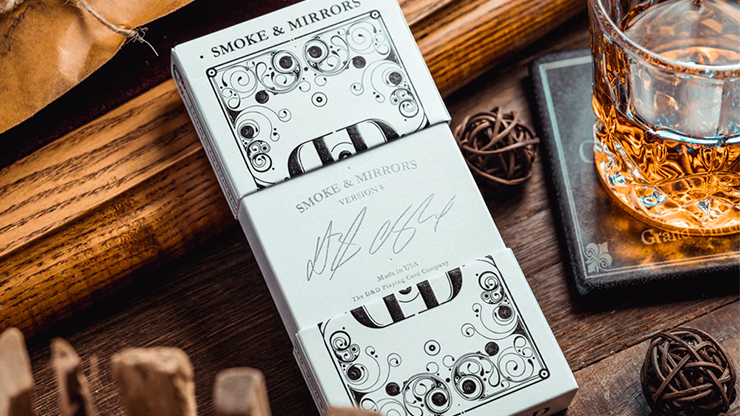 Smoke & Mirror (Smoke-White) Deluxe Limited Edition Playing Cards