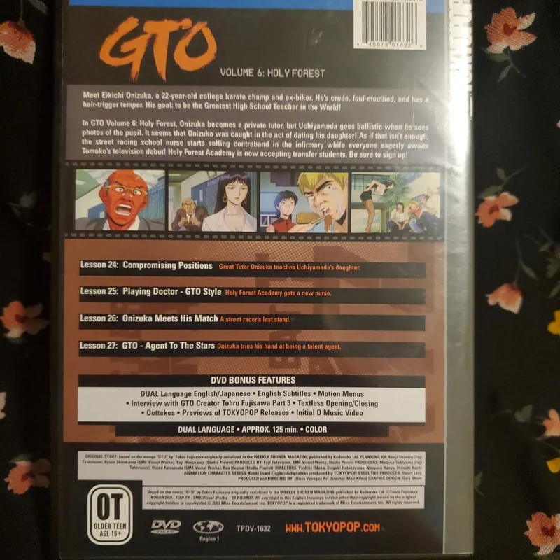 Great Teacher Onizuka GTO - Holy Forest (Vol. 6) [DVD] by TokyoPop
