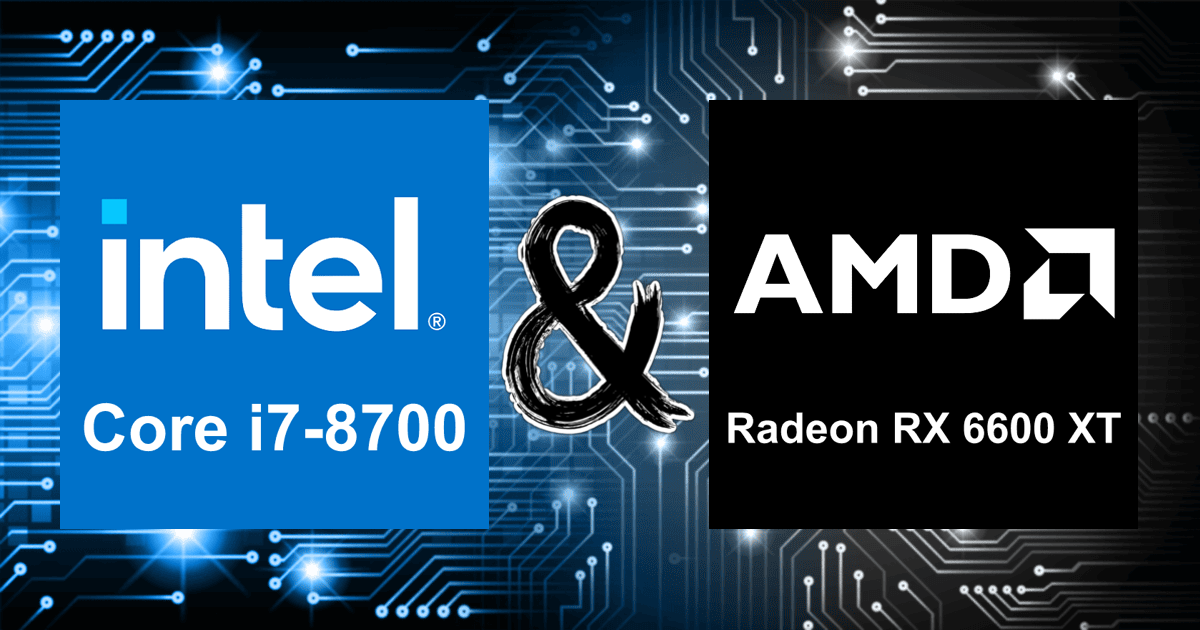 Core i7-8700 と Radeon RX 6600 XT | ボトルネック計算