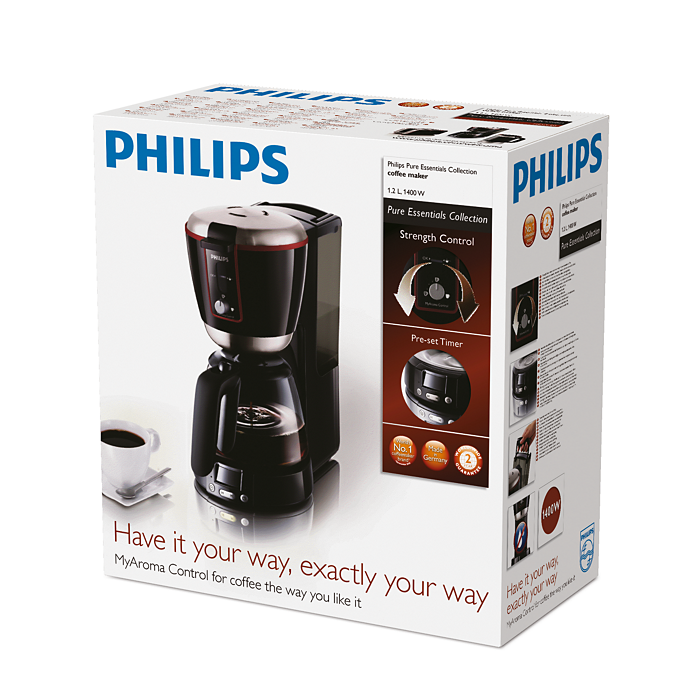 Pure Essentials Coffee maker HD7690/90 | Philips