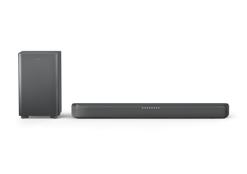 Soundbar 2.1 with wireless subwoofer TAB5309/37 | Philips