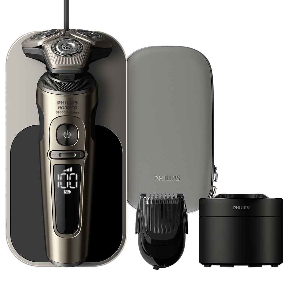 Shaver S9000 Prestige Wet & Dry Electric shaver with SenseIQ