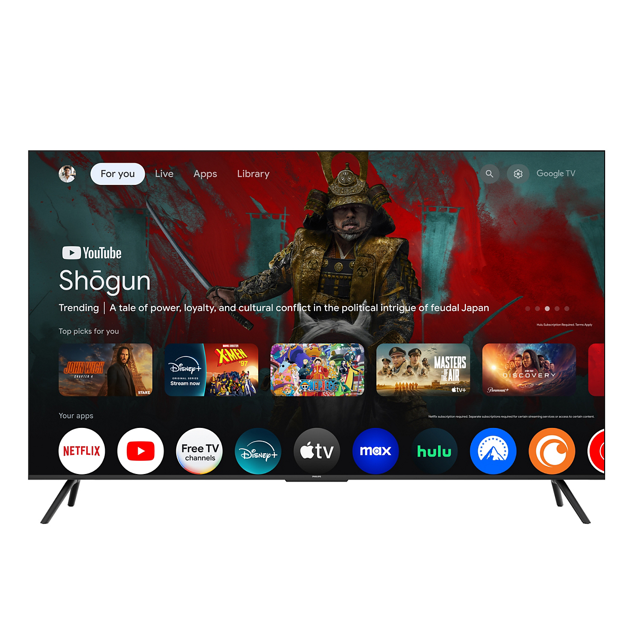 Entertainment Series 7000 series 4K Ultra HD LED Google TV
