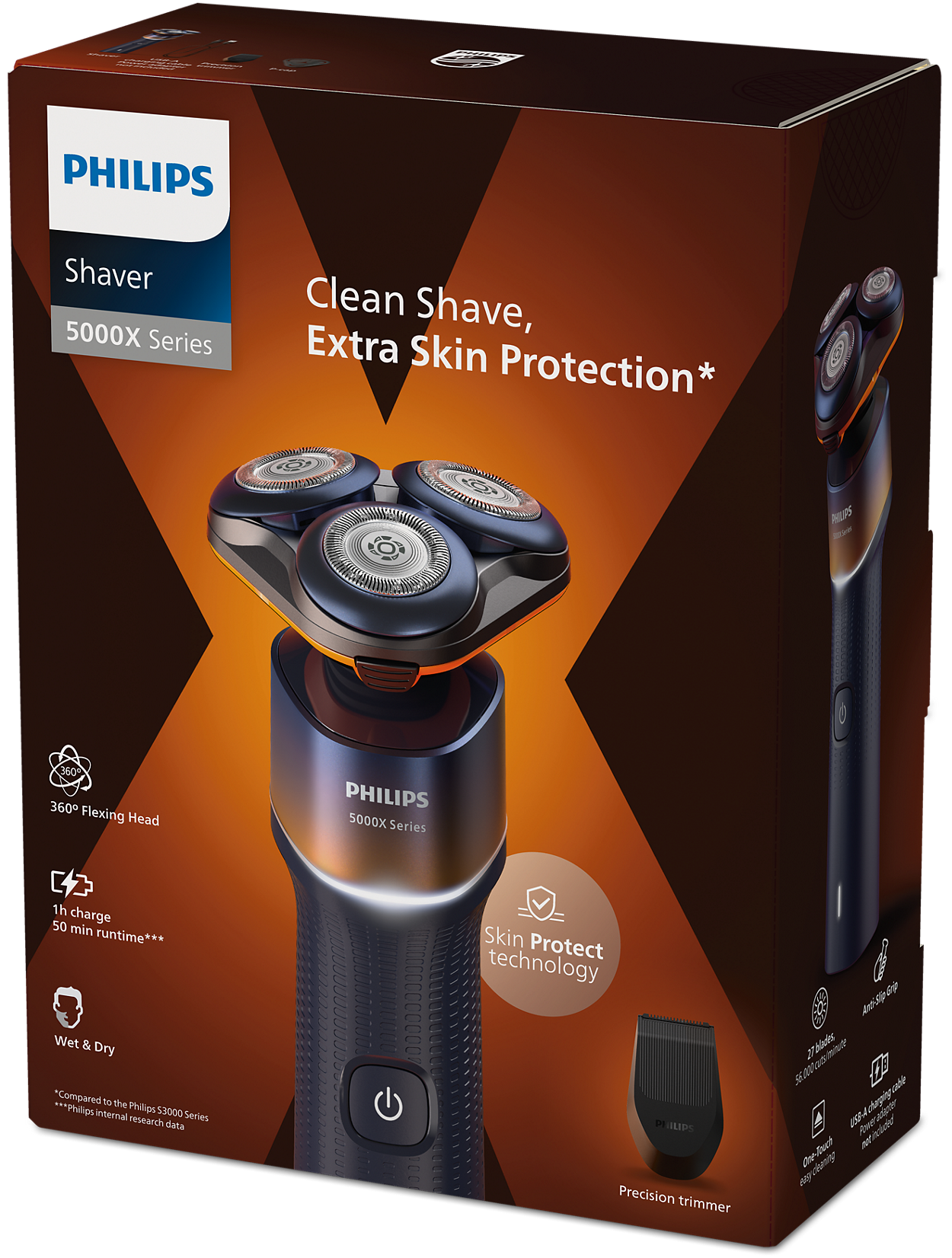 Shaver 5000X series ウェット＆ドライ電動シェーバー X5012/05 | Philips