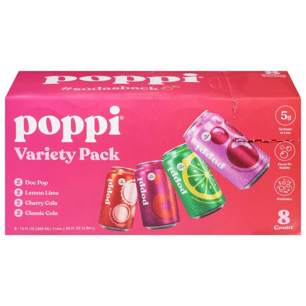 Poppi Variety Pack Assorted Prebiotic Soda | Publix Super Markets