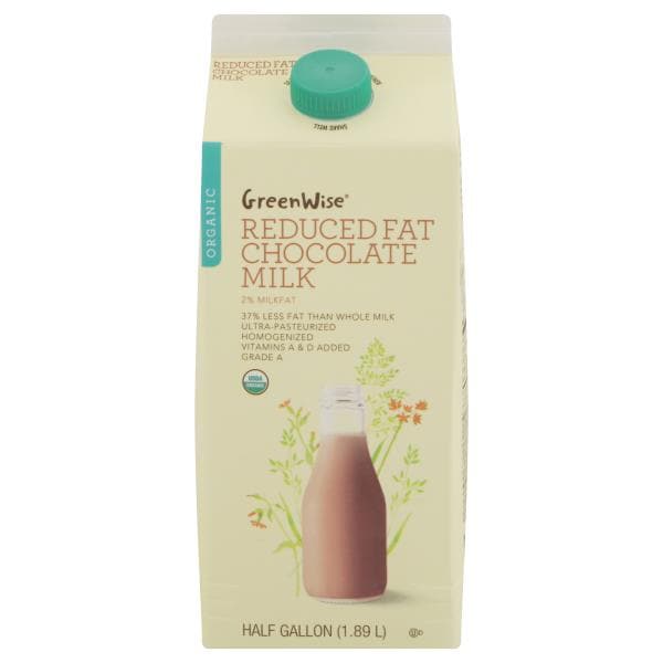 GreenWise Milk, Reduced Fat, Chocolate, Organic | Publix Super Markets