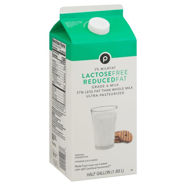 Publix Milk, Lactose Free, Reduced Fat, 2% Milkfat | Publix Super