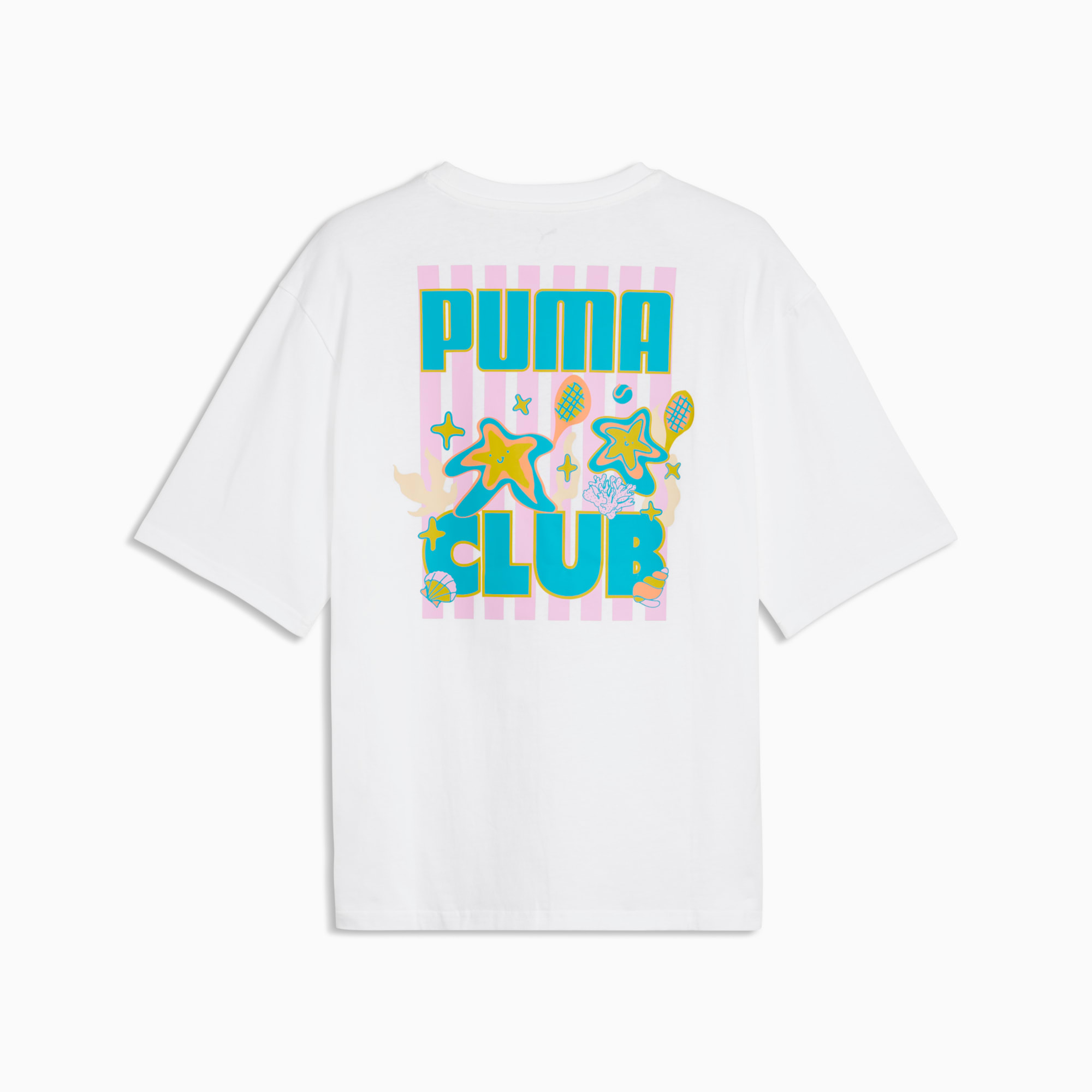 Wardrobe Essentials Boxy Beach Club Graphic Tee Men | | PUMA
