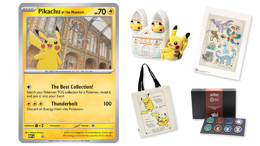 The Natural History Museum Pikachu Promo Has Been Revealed
