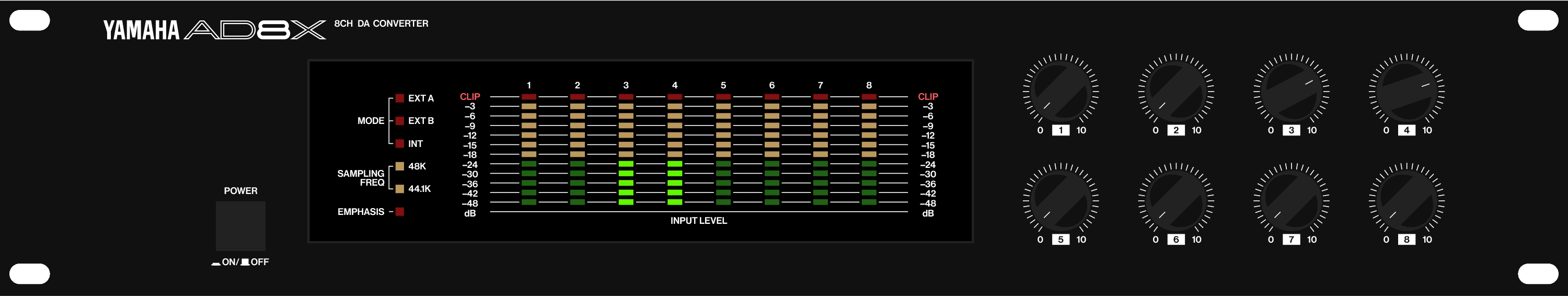 Yamaha AD8X | Converters | Yamaha black boxes online archive