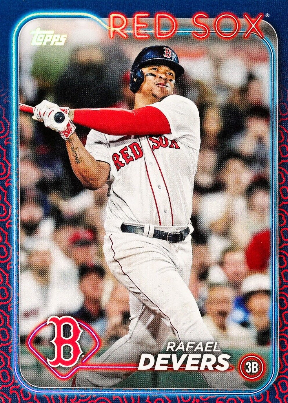 Rafael Devers 2024 Topps #22 Team Color Border Variation /(SSP