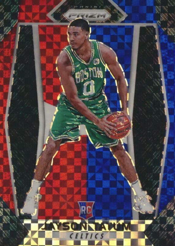 Jayson Tatum 2017 Prizm #16 Red White Blue Price Guide - Sports