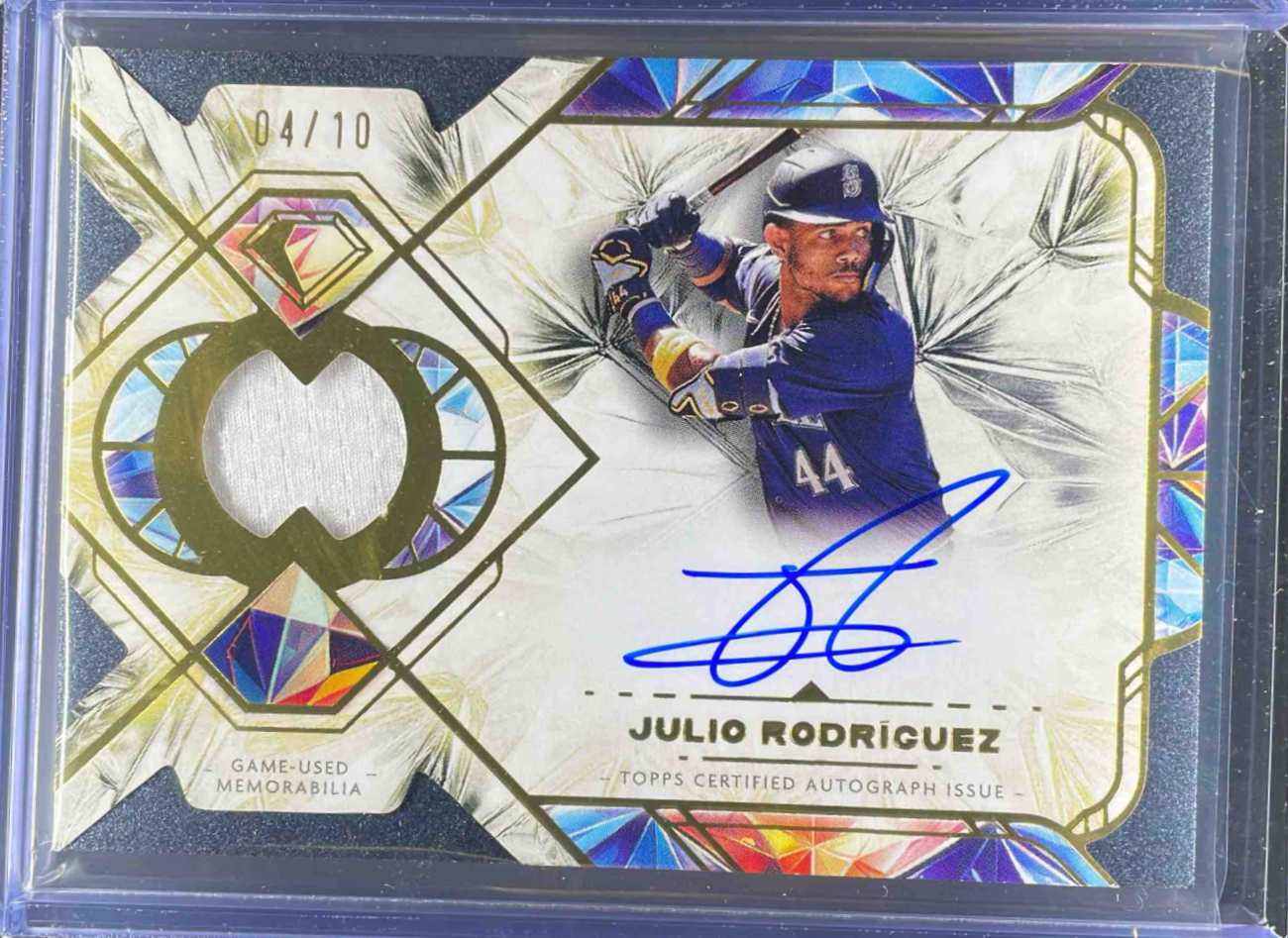 Julio Rodriguez 99枚限定 サインカード clearly Julio Rodriguez 99枚