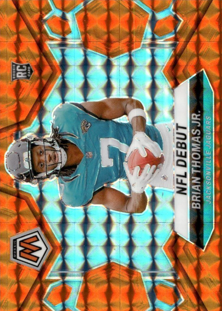 Brian Thomas Jr. 2024 Mosaic #282 NFL Debut - Orange /199 Price