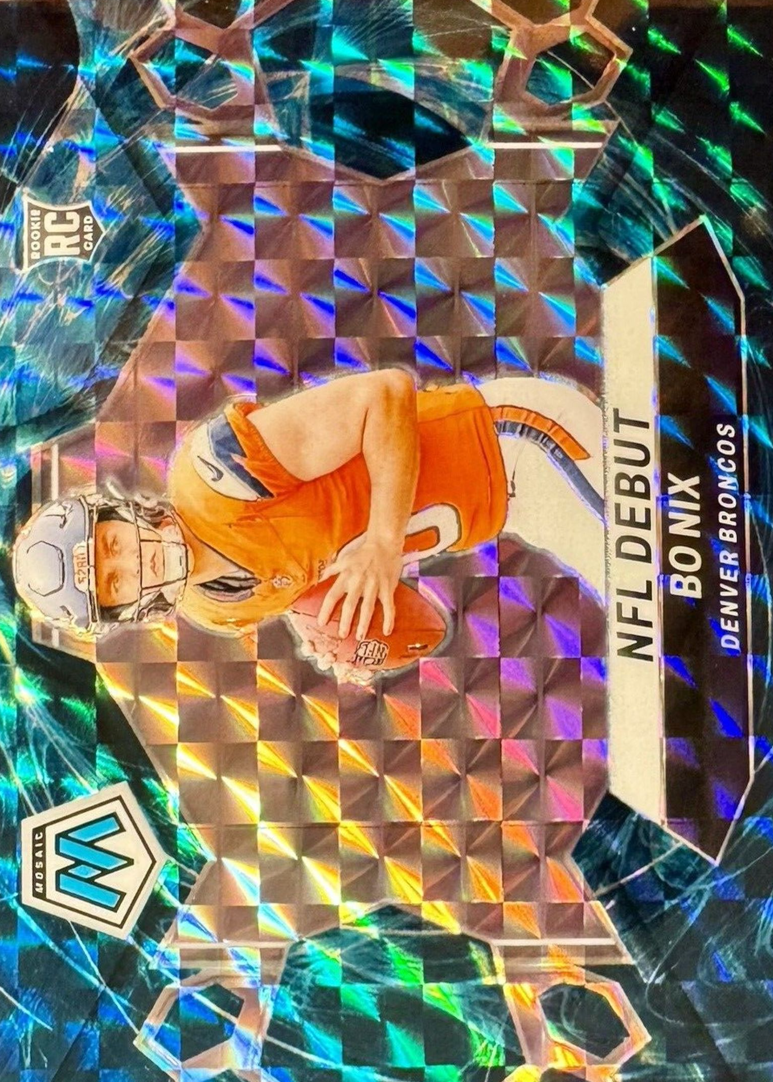 Bo Nix 2024 Mosaic #271 NFL Debut - Genesis /(SSP) Price Guide