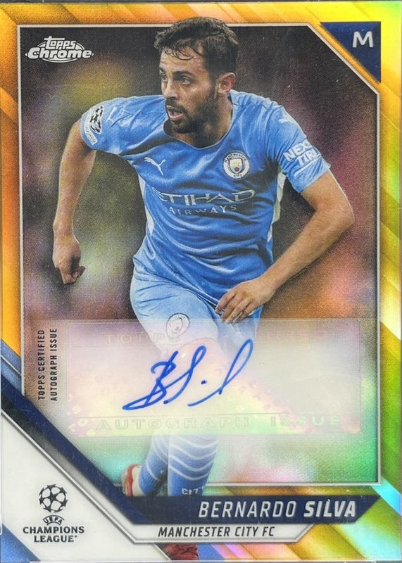 Bernardo Silva 2021 Topps Chrome UEFA Champions League #CA-SI