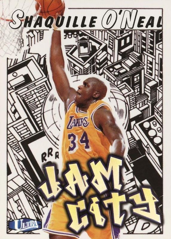 Shaquille O'Neal 1997 Fleer Ultra #8-JC Jam City Price Guide