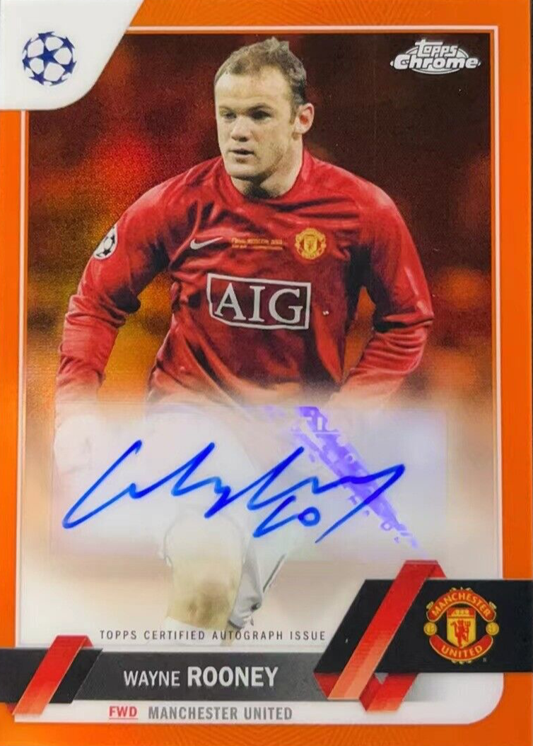 Wayne Rooney 2022 Topps Chrome UEFA Club Competitions #CA-WR