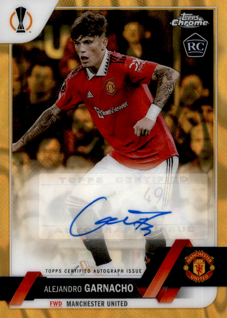 Alejandro Garnacho 2022 Topps Chrome UEFA Club Competitions #CA-AG