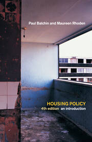 Housing Policy: An Introduction - 4th Edition - Paul N. Balchin - Maur