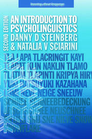 An Introduction to Psycholinguistics - 2nd Edition - Danny Steinberg -