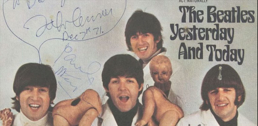 ジョン・レノン所有ビートルズサイン付きLP、およそ2500万円で出品