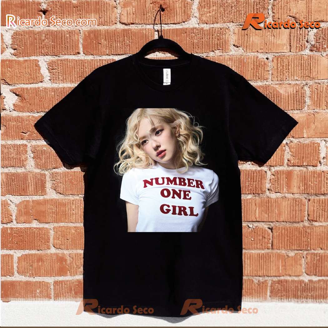 Rose Blackpink Number One Girl Photo Graphic Unisex T-shirt