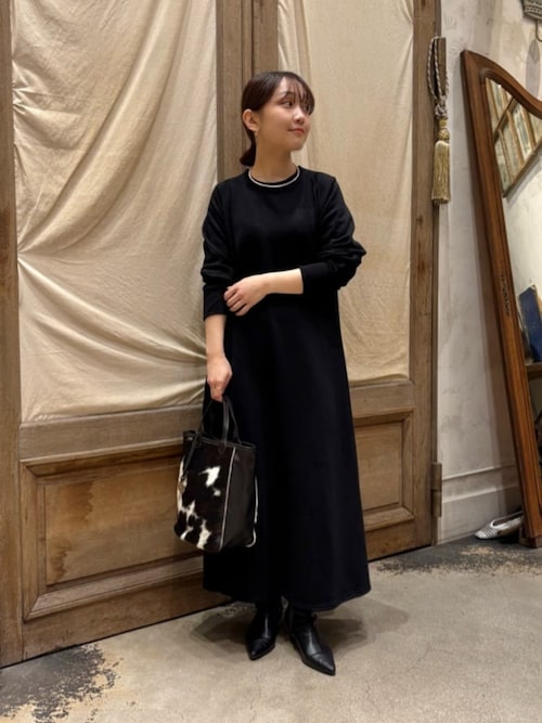 裏毛フレアーワンピース（ワンピース）｜BEARDSLEY（ビアズリー）の