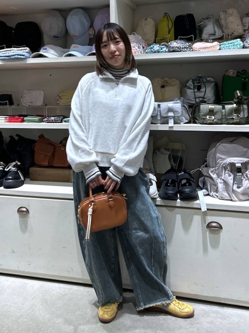 セール】ステッチハーフZIPプルオーバー（スウェット）｜niko and