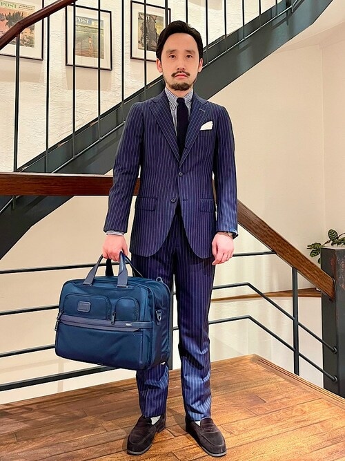 SHIPS 銀座店高橋さんのビジネスバッグを使ったコーディネート - ZOZOTOWN